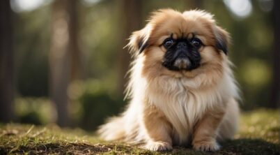 Itchy Pekingese Dog