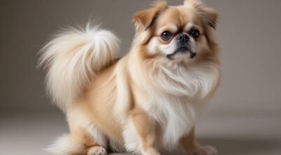 Pekingese and Pomeranian Mix