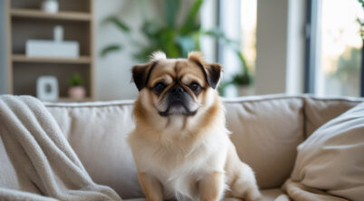 Pekingese and Pug Mix