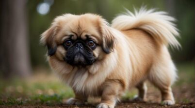 Pekingese Is Constipated